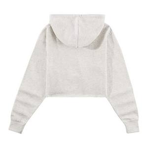 เสื้อครอปสตรีผ้าฝ้ายเสื้อฮู้ดและเสื้อสเวตเตอร์ผ้าฝ้ายระบายอากาศไซส์ใหญ่พิเศษ - Product Image 2