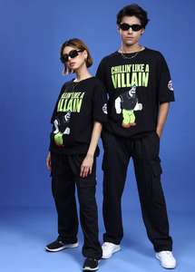 T-shirt de luxe à imprimé urbain surdimensionné pour hommes et femmes Logo personnalisé et graphique 100% vêtements quotidiens en coton - Product Image 2