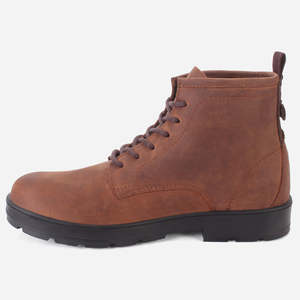 Botas de Tobillo de Cuero con Cordones SAMSO para Hombre de Unze London, con Función Antideslizante y Plantilla de Goma - Product Image 3
