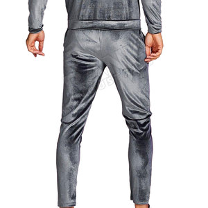 Conjunto Deportivo de Terciopelo para Hombre, Estilo Urbano, Sudadera con Capucha Extra Grande, Pantalones Deportivos, Atuendo de Moda Urbana - Product Image 4