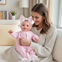 Poupée Reborn Fille Réaliste Babeside 17 pouces, Corps en Vinyle et Tissu, Nouvelle Poupée Nouveau-né Réaliste Très Vendue, Vente en Gros de Poupées Reborn Personnalisées