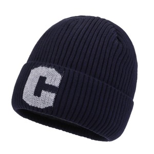 Unisex Otoño Invierno mezcla de lana suave cálido gorros de punto gorro de punto de esquí - Product Image 5