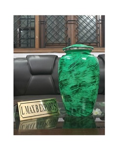 Traditional Designed Metallic Brass <b>Keepsake</b> <b>Ashes</b> Urn Superfine Quality Human <b>Ashes</b> Container Memorable Metallic <b>Ashes</b> Urn - Product Image 2