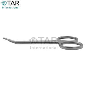 Ciseaux de stomie Ciseaux à bandage en acier inoxydable de 4.3x2.1 pouces Instruments médicaux infirmiers Utilisation vétérinaire Lames incurvées tranchantes - Product Image 5