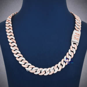 สร้อยข้อเท้าสไตล์ฮิปฮอปคุณภาพดี925เงินแท้ห่วงโซ่สไตล์คิวบาแบบกำหนดเองขายส่ง - Product Image 1