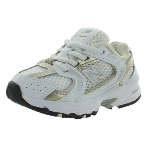 Chaussures New Balance 530 Bungee pour nourrissons/tout-petits Couleur : Blanc/Beige 100% authentiques - Product Image 1