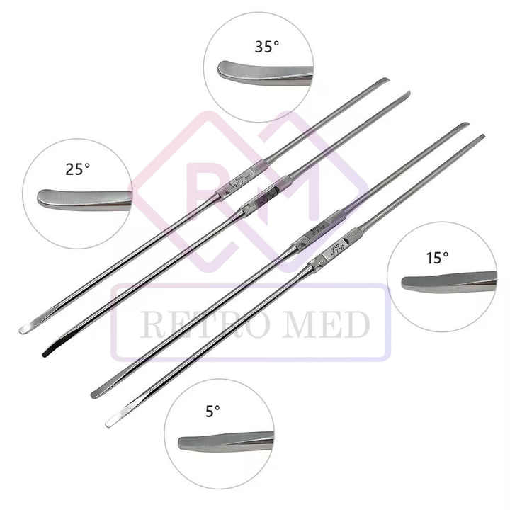 Élévateurs Osseux Cobbs – 11.25, Tailles 8/10/12/14mm, Orthopédie Neurologique
