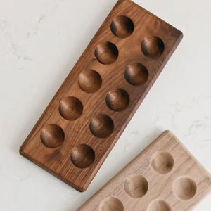 VEER PORTE-OEUFS EN BOIS DE HAUTE QUALITÉ POUR LA CUISINE DE LA FERME et l'utilisation du marché Plateau à œufs pour la sécurité des œufs - Product Image 6