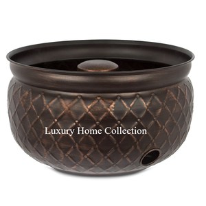 Métal massif de qualité supérieure grand design en relief en laiton Antique pot de tuyau décoration de la maison utilisation intérieure et extérieure à bas prix - Product Image 3