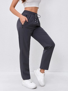 New Breathable Casual Design Wholesale <b>Pants</b> Top Quality <b>Straight</b> Woman Trousers 100% Organic Cotton <b>Cargo</b> <b>Pants</b> <b>Women</b> - Product Image 6