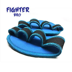 Guante de levantamiento de pesas Almohadilla de agarre de goma Gimnasio Entrenamiento Levantamiento de puños Protección de Palma Gel de sílice - Product Image 1