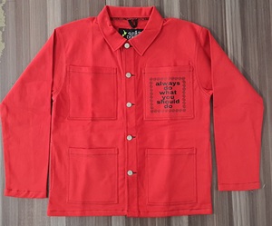 Chaqueta de lona OEM 2025, chaqueta de trabajo transpirable con logotipo personalizado para hombre, chaqueta de trabajo de sarga de algodón de ajuste relajado de alta calidad para hombre - Product Image 6