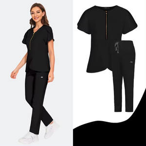 Exfoliante médico de talla grande para mujer, Mangas de tulipán suaves y cómodas, disponible en varios colores, exfoliantes médicos OEM para mujer - Product Image 5