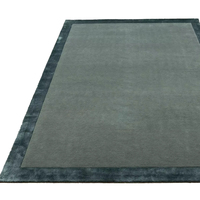 Tapis Kilim Marocain Fait Main 100% Laine Bouclée à Pompons Style Moderne Résistant aux Taches Très Épais pour Salon Inspiré de l'Inde
