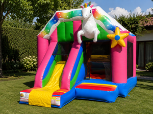 Parque Infantil Inflable Profesional de 4,5x4x3 m – Casa de Brinco de PVC – Uso Profesional en Interiores/Exteriores – Cumple con las Normas de la UE - Product Image 3