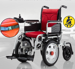 Frenos automáticos y tracción delantera grande antivuelco Marco <span class=keywords><strong>de</strong></span> acero al carbono Batería <span class=keywords><strong>de</strong></span> plomo ácido <span class=keywords><strong>Silla</strong></span> <span class=keywords><strong>de</strong></span> <span class=keywords><strong>ruedas</strong></span> eléctrica - Product Image 4