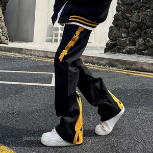 Personalizado para hombres de algodón holgado de gran tamaño Casual Sport Outdoor Track Pants Men Jogger Pants Stacked Flare Sweat Pants - Product Image 3