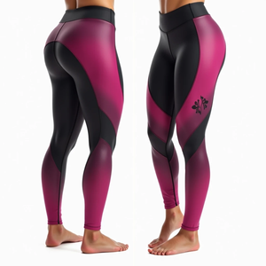 Compression pour femmes entraînement dames Fitness pantalon avec Leggings coupe sèche Compression taille haute Gym course Fitness Jogging - Product Image 5