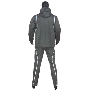 OEM Vente en gros Ensemble piste coupe-vent en nylon de haute qualité Survêtement à rayures réfléchissantes pour hommes - Product Image 4