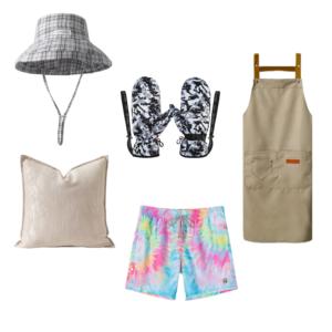 ผ้าพิมพ์ลายผิว<span class=keywords><strong>สี</strong></span>พีชจาก RPET รีไซเคิลสำหรับกางเกง<span class=keywords><strong>ชาย</strong></span>หาด - Product Image 3