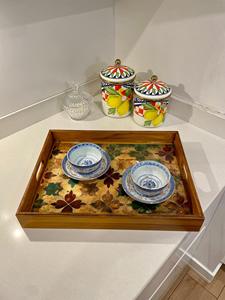 Plateau de service en bois MDF avec revêtement émaillé, design, hôtels et restaurants, articles de cuisine, plateau de table, haute qualité - Product Image 2