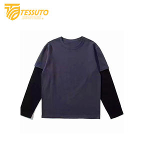 Camisetas de algodón de lino de secado rápido con cuello redondo y serigrafía - Product Image 4