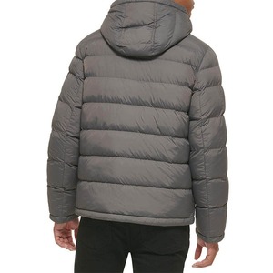 Custom High Quality Puffer <b>Jacket</b> <b>Men</b> Wholesale <b>Men'S</b> Autumn and Winter Hooded Fashion <b>Letter</b> Printed Cotton - Product Image 2