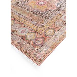 พรมขนสัตว์อัฟกันถักมือสีแดงส้มสไตล์คลาสสิก Erbe รุ่น AKWL-3090 ลายเมดัลเลียนแบบทอแบนขนาดใหญ่ สำหรับตกแต่งบ้าน ห้องนั่งเล่นวัยรุ่น - Product Image 2