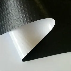Precio de fábrica PVC Impresión digital 510G Black Back Flex Banner frontlit/backlit PVC Flex Banner Roll