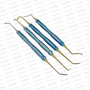 Ensemble d'instruments de levage de sinus de 4 instruments de chirurgie endodontique enduits polis par titane dentaire d'implant par Vaslcare - Product Image 2