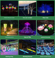 Briques LED circulaires RGB de 30-60 cm pour sol, lumières de jardin, lumières interactives à gravité corporelle, équipement de fête, personnalisable