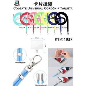 Porte-badge transparent avec anneau doré et accessoires - Product Image 1