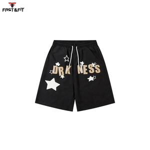 Profesional hecho culturismo Jogger Jogging Shorts Fitness transpirable secado rápido gimnasio entrenamiento deporte entrenamiento corto - Product Image 5