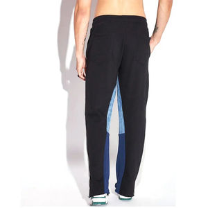 Vêtements de sport d'hiver tendance pour hommes Pantalon de survêtement évasé en coton épais avec survêtement empilé taille haute en toile éponge - Product Image 3