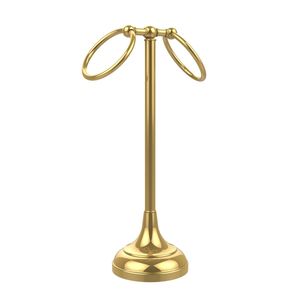 Toallero de latón independiente, ideal para baños principales y de invitados, elegante, práctico, duradero, resistente y estable. - Product Image 4