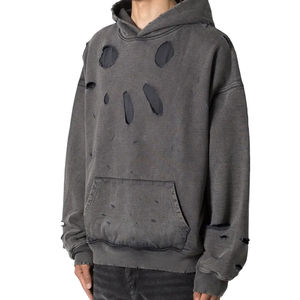 Sweats à capuche personnalisés pour hommes et femmes, polaire, pull-over, hiver, chaud, streetwear, style décontracté, manches longues, broderie de haute qualité, impression - Product Image 3