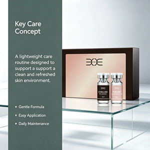 Pack d'ampoules de soin complexe aux exosomes : poudre lyophilisée et flacons de HA liquide stériles pour instituts de beauté - Product Image 2