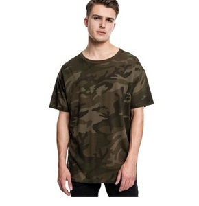 T-shirts pour hommes surdimensionnés à épaules tombantes, imprimés par sublimation, motif camouflage, manches courtes, style hip-hop, vêtements de sport, t-shirts camouflage - Product Image 1