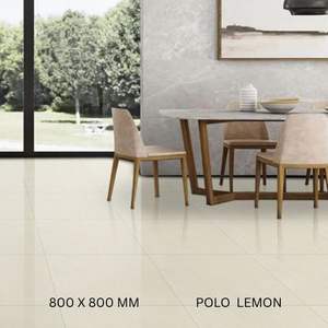 Azulejos de Porcelana Modernos Antideslizantes de 800x800 mm, Textura Imitación Piedra, Antibacterianos, Resistentes a los Ácidos, para Interiores de Apartamentos/Villas - Product Image 6