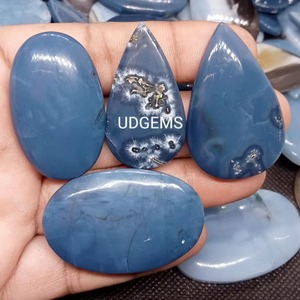 Suministro al por mayor de piedras preciosas de ópalo verde Natural de alta calidad pulidas de tamaño mixto 5-8mm piedra suelta para la fabricación de joyas - Product Image 1