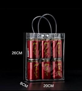 Wholesale Clear <b>Plastic</b> Gift <b>Tote</b> Bag for Weddings& Baby Showers|Transparent PVC Pouch with Snap Closure|Reusable Retail Handbag - Product Image 3