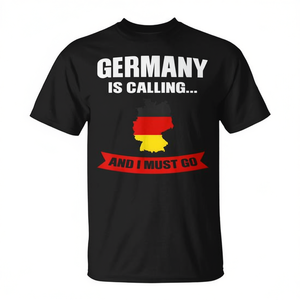 Alemania llama y yo debo ir. Camiseta de Alemania. - Product Image 2