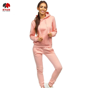 Chándal para correr con capucha 2 en 1 transpirable a prueba de viento cintura elástica talla grande personalizado para mujer - Product Image 3