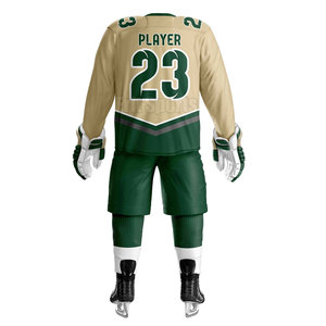 Uniforme de Hockey sur Glace pour Hommes de Haute Qualité 100% Polyester, Nouveau Style 2026, Respirant, Léger, Personnalisable, Vêtements de Sport - Product Image 3