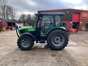 รถแทรกเตอร์ฟาร์มมือสอง Deutz Fahr 5070D Keyline 4WD 85 แรงม้า พร้อมปั๊มในสต็อก และคุณสมบัติระดับพรีเมียมสำหรับเกษตรกรมืออาชีพ - Product Image 3