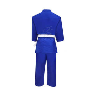 Alta calidad 450 GSM liso teñido Jiu Jitsu Gi Top transpirable personalizable ropa de artes marciales de alta calidad Jiu Jitsu Gi uniforme - Product Image 2