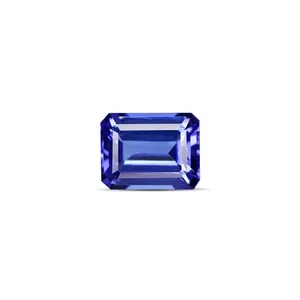 Tanzanite de qualité AA, 9x7mm, facettée, 2,61 carats, bleu-vert, en forme de goutte, calibrée, topaze naturelle, rubis traité thermiquement, pierre brute - Product Image 1