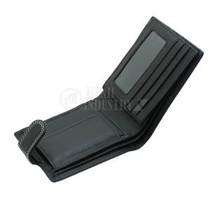 Cartera de Cuero Genuino de Venta Caliente, Suministro Directo de Fábrica, Última Moda, Diseño Personalizado, Bloqueo RFID, Corta, Alta Calidad - Product Image 3