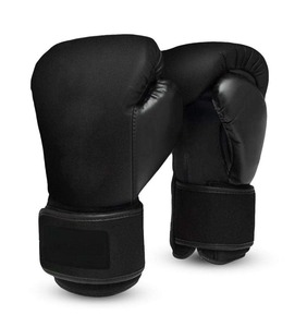 Guantes de entrenamiento profesional de 10oz de alta calidad para Kickboxing MMA Impresión de logotipo personalizado Guantes de boxeo de cuero de alta calidad - Product Image 6