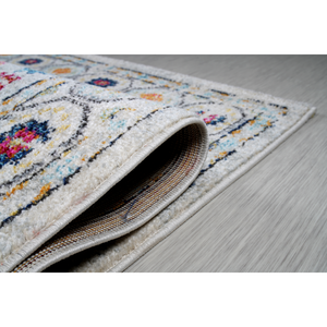 พรมพื้นที่เหรียญแนววินเทจสีเทาอ่อนแบบดั้งเดิม7655ชุดที่สง่างาม - Product Image 6